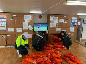 한국해양교통안전공단(KOMSA) 보령운항관리센터, 설 연휴 대비 여객선 특별점검 실시